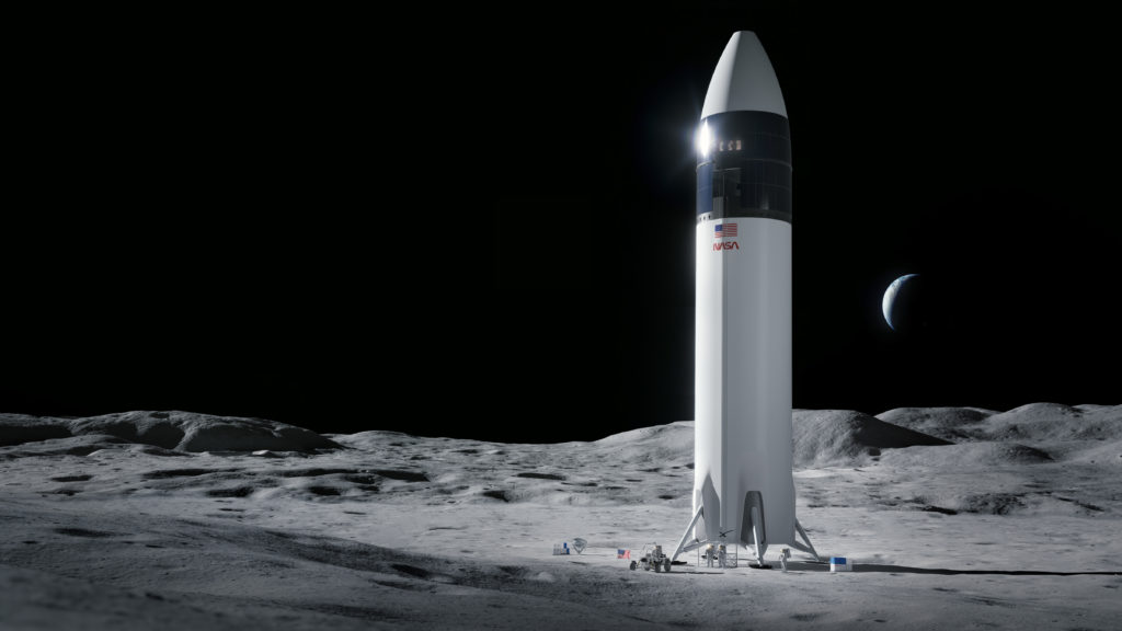 SpaceX izvēlēts mēness moduļa izveidē
